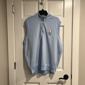 2020 Ryder Cup Whistling Straits Golf Quarter Zip Pullover Vest Size Large